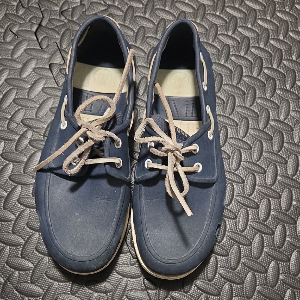 CROCS Dark Blue Boat Shoes